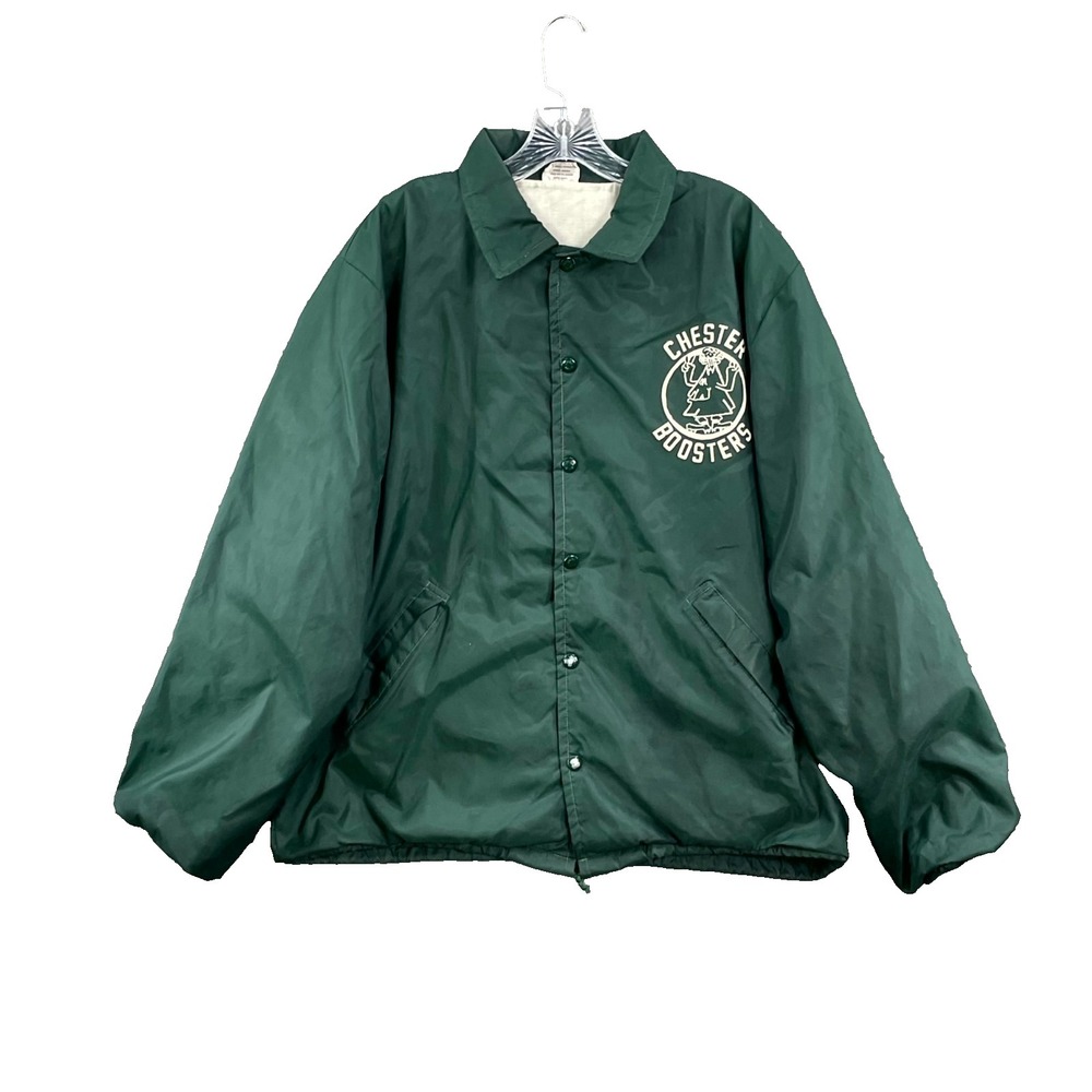 Vintage Birdie by Richard A Leslie Coach Jacket Mens L Chester Boosters Gorpcore